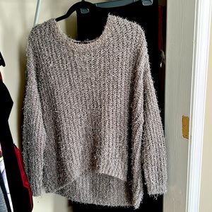 Oversized Open Weave Dolman Sweater
